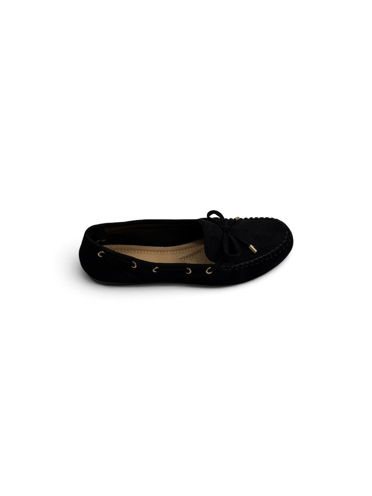 Mocasines con lazo de terciopelo