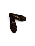 Mocasines con lazo de terciopelo