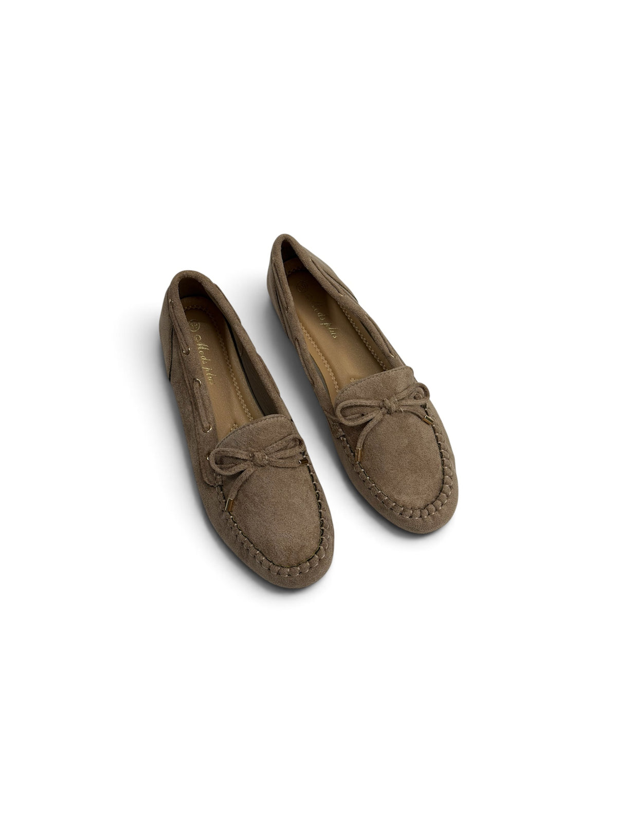 Mocasines con lazo de terciopelo