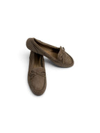 Mocasines con lazo de terciopelo