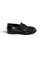 Mocasines planos efecto piel