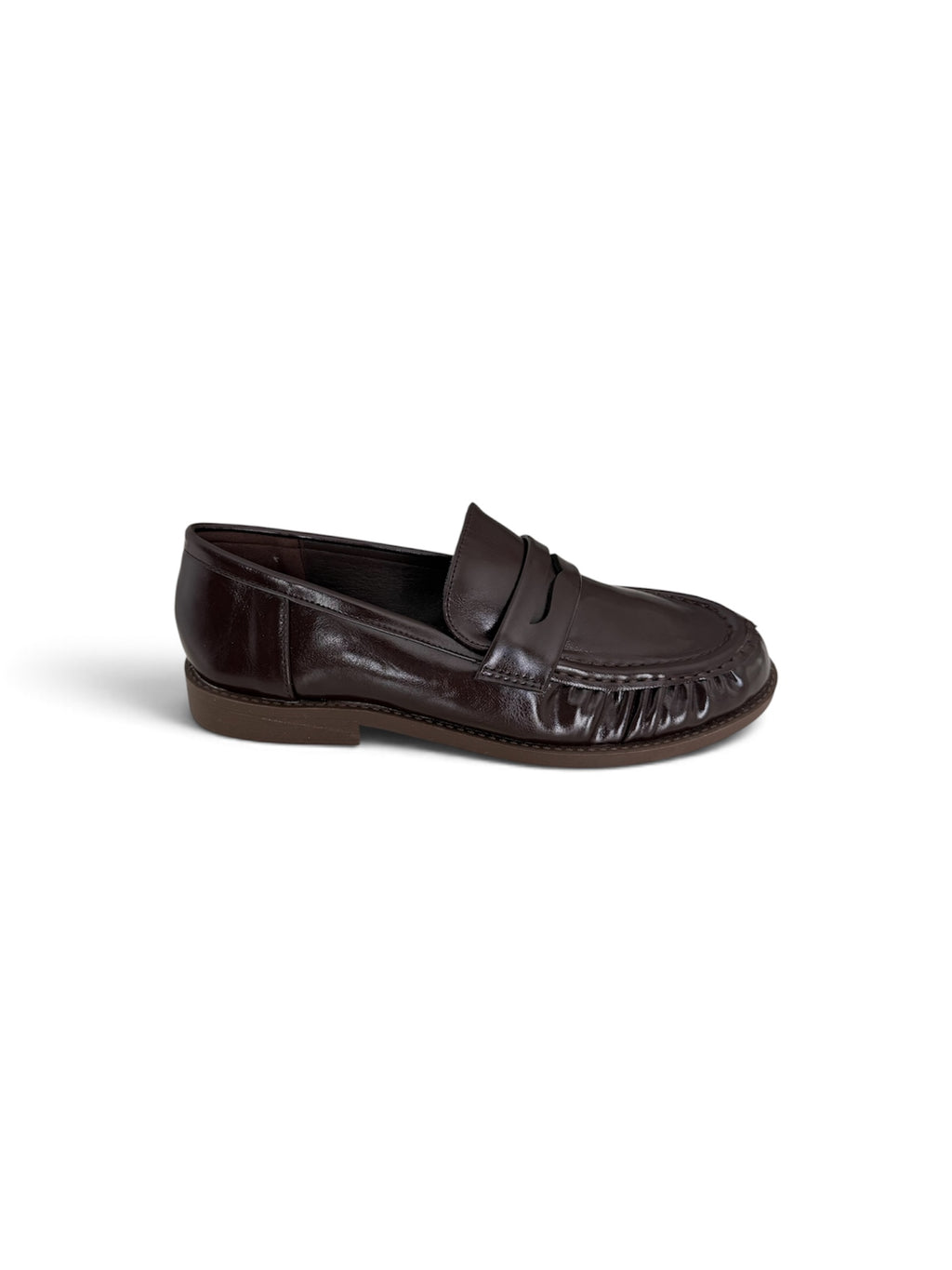 Mocasines planos efecto piel